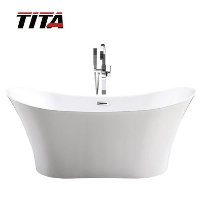 China High Quality Acrylic Lucite Soaking Freestanding Bathtub TCB050D for sale