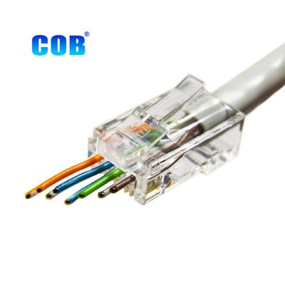 China Design CAT6 CAT6A RJ45 2row Conductor Cable Easy Plug Assembly / Large Patch Channel Per For Network for sale