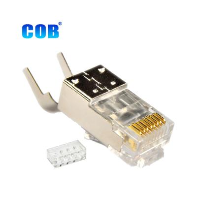 China Largest Cable Assembly Wire STP Coating Design CAT7 CAT8* RJ45 Plug / Patch Channel For Network Set TU6A4 for sale