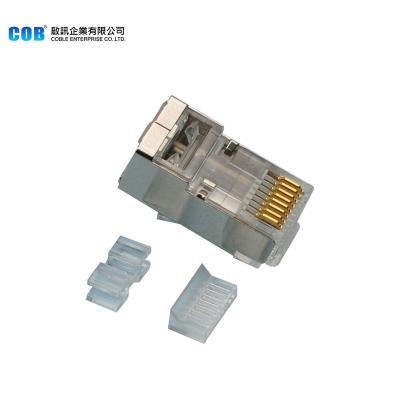 China Cable Assembled Male Connector Manufacturer / Patch RJ45 8p8c Sleeve for sale