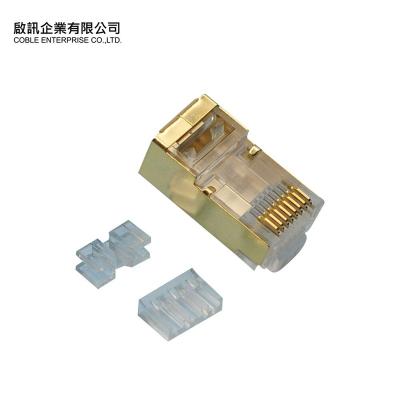 China Cable Assembly / Patch Channel Shielded STP Plug RJ45 Network RJ45 Connector Networking for sale