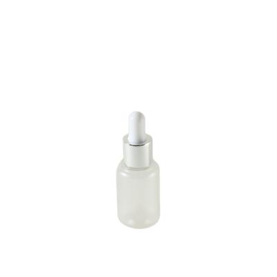 China Matte Cosmetics 30ml PET Plastic Cosmetics Bottle For Skin Care Essential Oils Bottle Essence Bottle With Dropper for sale