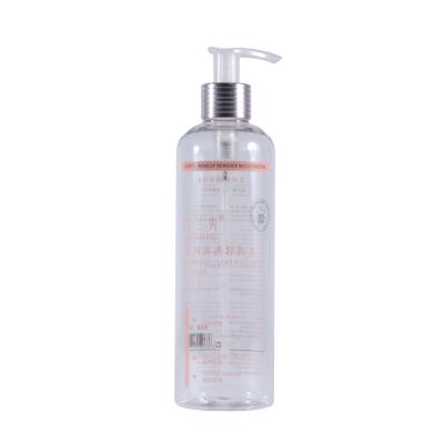 China Wholesale 300ml PET Cosmetic Plastic Make Up Remover Oil Bottle Shower Gel Bottle Body Lotion Bottle With Lotion Pump for sale