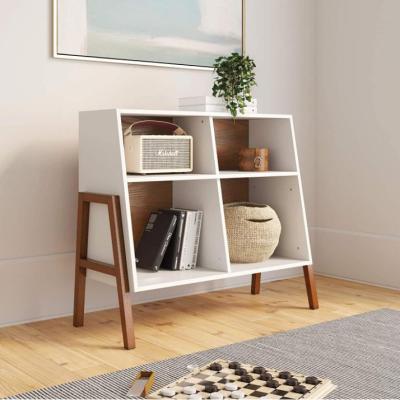 China (Other) Adjustable Wall Mounted With Drawers Metal Frame Antique Wood 4 Tier Shelf for sale