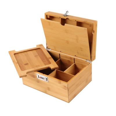 China Sustainable Multiple Separate Luxury Wooden Mezzanine Storage Square Low Price Wooden Box for sale