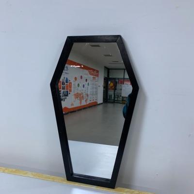 China Viable the fine quality mirror solid wood frame with low price geometric shapes for sale