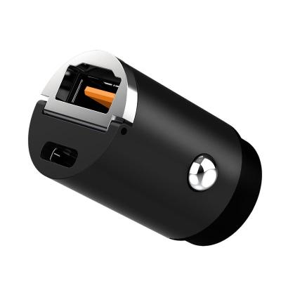 China Quick Charge QC3.0/PD Car Phone Charger Qualcomm Mobile Phone USB Charger Portable Car Fast Charger for sale