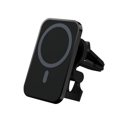 China New Style Mobile Phone Car Mount Phone 15W Magnetic Fast Charging Wireless Charger Qi Wireless Charger for sale