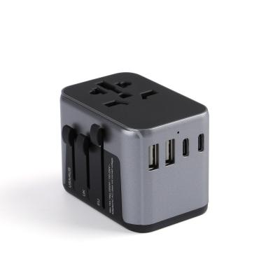 China Wholesale High Quality Super Fast Charging Universal Type Residential/Multipurpose International Travel Power Travel Adapter Plug Adapter for sale