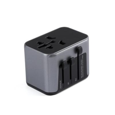 China Universal Travel Plug Power Adapter 4 Usb Global High Quality Residential / Multipurpose Travel Adapter for sale