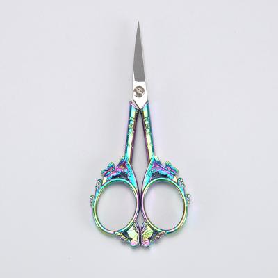 China Eco-Friendly Vintage Butterfly Embroidery Scissors For Cross Stitch Sewing Crochet Art Handwork Yarn Yarn Thread Snips Crafting Tool for sale