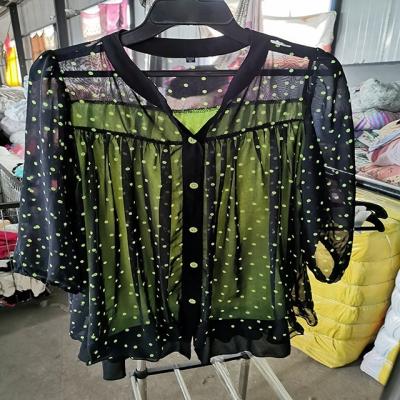 China Second-hand clothing china factory mixed wholesale used clothing summer good second-hand women's clothing comfortable long-sleeved T-shirt for sale