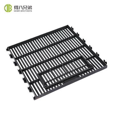 China Sow Size 60*60cm Cast Iron Crate Farrowing Floor For Pig And Piglet Farming In Animal Farm for sale