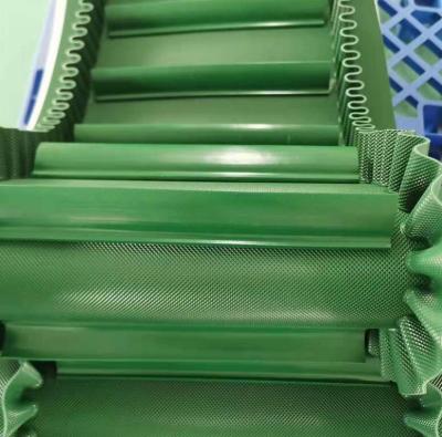 China Oil Resistant 3mm Thickness PVC Conveyor Belt For Vegetable Sugar Fuirt for sale