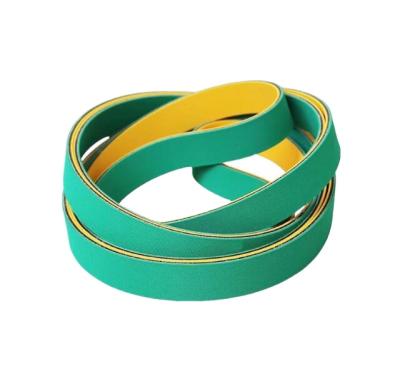 China Factory 1.5mm green yellow flat transmission belt nylon for sale