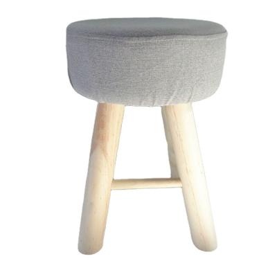 China Custom Modern Wooden Kitchen Chair Counter Stools Wooden Log Step Stool for sale