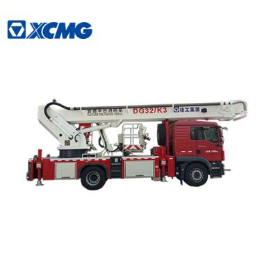 China XCMG 32 m DG32K3 turntable ladder fire truck fire fighting truck price 9625*3870*2500mm for sale