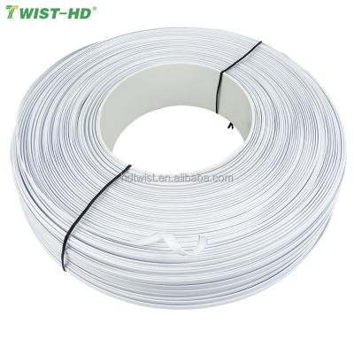 China Reusable Plastic Agriculture PE Tether Twist Ties Spool - Different Colors Double Wire for sale