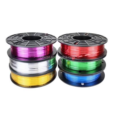 China Medical Shiny Metallic PET COLORFUL PLASTIC TWIST LINKS - REELS used with automatic machines for sale