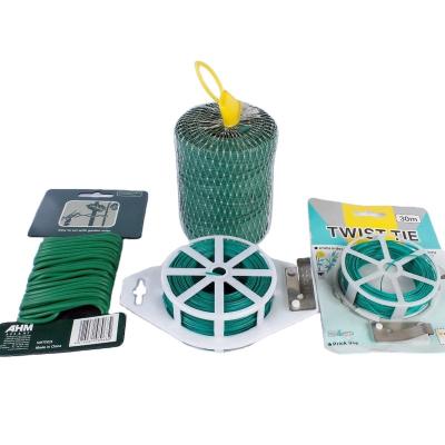 China Factory Supplier PVC Waterproof Tin Ties Plastic Twist Tie Wire For Packing Or Garden Plant for sale