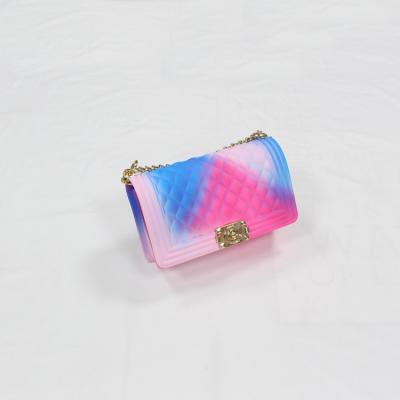 China Fashion factory direct wholesale ladies handbags handbag shoulder jelly shoulder bag for sale