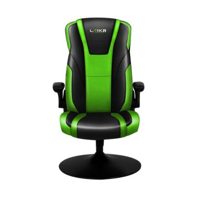 China Top Quality PC Gamer Spinning Hot Selling Green Computer Racing Gaming Chair With High Back for sale