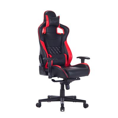 China Luxury Modern Genuine Leather Swivel (Height) Adjustable Commercial Furniture Recliner Racing Gaming Chair for sale