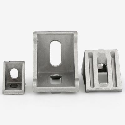 China door & Window Angle Code Profile Industrial Aluminum Right Angle Connector Heavy Duty Aluminum Code for sale