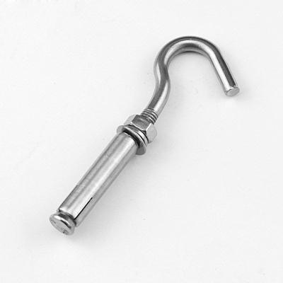 China Heavy industry direct sales expansion hook 201 stainless steel 304 expansion screw with normal hook opening for sale