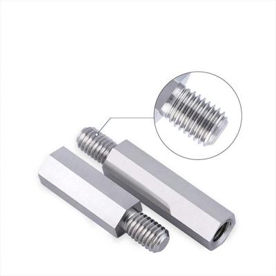 China Chassis single pass hexagonal motherboard column isolation support heavy industry 304 stainless steel stud column single head hex screw for sale