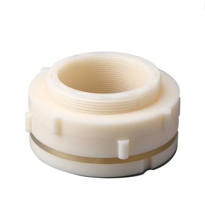 China Plastic Water Tank Hardware Pipe Fittings PVC Tank Connector Bulkhead Bushings Connectors Water Plastic Tank Union 32mm for sale