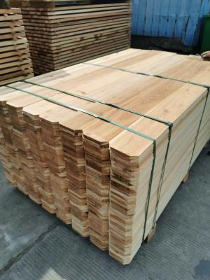 China Wohn-Behandlung 140/152mm Breiten-Cedar Wood Fences KD nicht beschichtete zu verkaufen