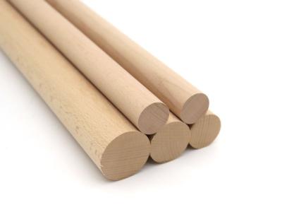 China Birch Circular Pin Pine BSCI Solid Wood Stick For Home Decoration Tools Te koop