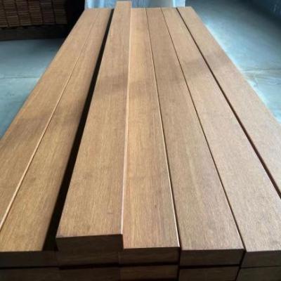 China 2.2m 2.4m 3.6m Decking de madera de bambú laminado verticalmente con moldeado 2 ranuras laterales en venta