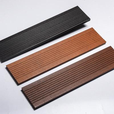 Chine Écoforêt extérieur à feuilles durables Plancher en bambou tissé solide en bambou carbonisé Plancher en bambou à vendre