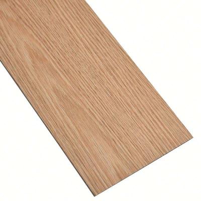 Chine Carreaux en vinyle texture en bois revêtement de sol auto-adhésif LVT revêtement de sol en PVC étanche revêtement de sol en vinyle planche en vinyle à vendre