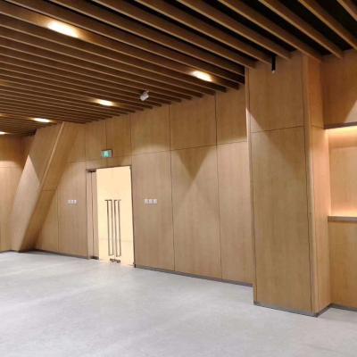 China Luxury Fireproof Synthetic Solid Wood Oak Wainscot Indoor Hpl Wall Panel / Cladding Decoration For Hospital for sale