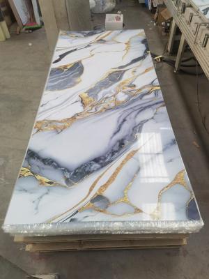 China Marble Sheet Pvc Wall Panel 1220*2440mm Indoor Marble Finish Plastic Panels for sale