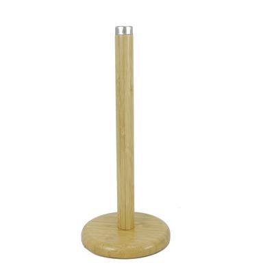 China Modern Cheap Price Countertops Bamboo Paper Towel Roll Holder For Kitchen Living Room for sale