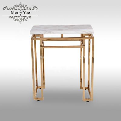 China (Other) East Style Gold Console Table Adjustable Medium Modern Luxury Corner Console Table for sale