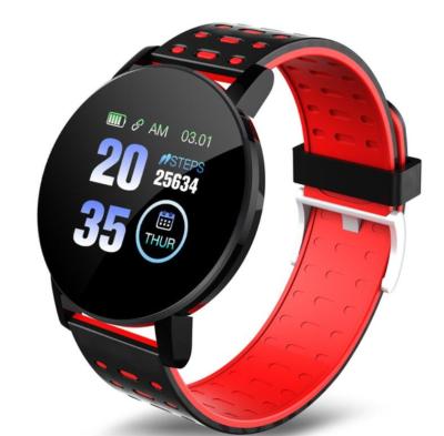 China Touch Screen 119 Plus Smart Watch Wristband Heart Rate Monitor Smart Phone Band Wristband Fitness Tracker Touch Screen High Definition Wristband for sale