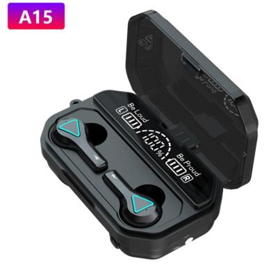 China HiFi Ear Hook A15 3500mAh Earbuds Charging Case Stereo In Ear Built In Headphone Sound Custom Hedfons Premium Sound Earphone for sale