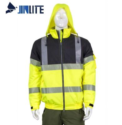 China Work Wear Waterproof Durable Water Proof Winter Safety Jogger Parka Reflective Clothes For Adults for sale