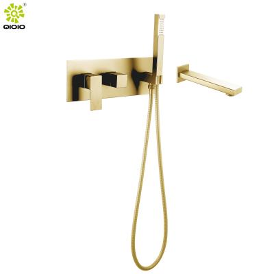 China Metered Faucets Hidden Wall Shower System Stain 304 Stainless Bathroom Mixer In Wall Shower Bath And Shower Faucets for sale