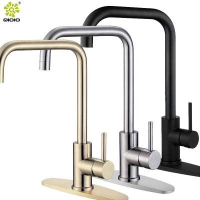 China Contemporary Hot And Cold Mixers Lead Free 304 Stainless Kitchen Accessories Kitchen Faucet for sale