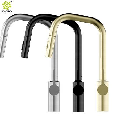 China The new modern style _kitchen designer faucet hot and cold mixer to pull out durable kitchen faucet for sale