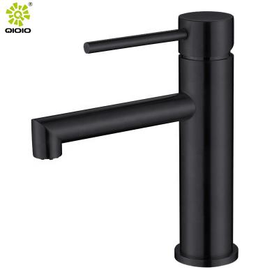 China Kaiping 304 stainless steel modern single handle basin bathroom tap hot and cold basin faucet for sale