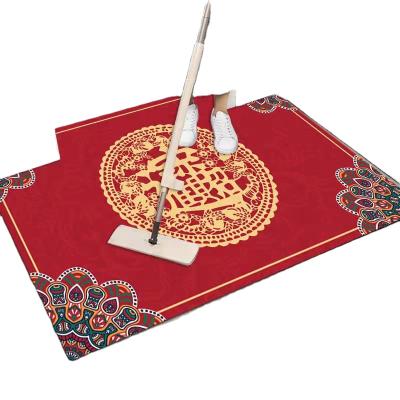 China Disposable wipeable PVC floor mats can be cut into waterproof door mats and non-slip bathroom mats for sale