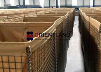 China Sand-Wand-geschweißte Maschen-defensive Sperren-Behälter-Einheiten kundengebundene Farben zu verkaufen