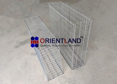 China Gaiolas de pedra da parede de retenção da prova do tempo, abertura galvanizada das cestas 50×50mm de Gabion à venda